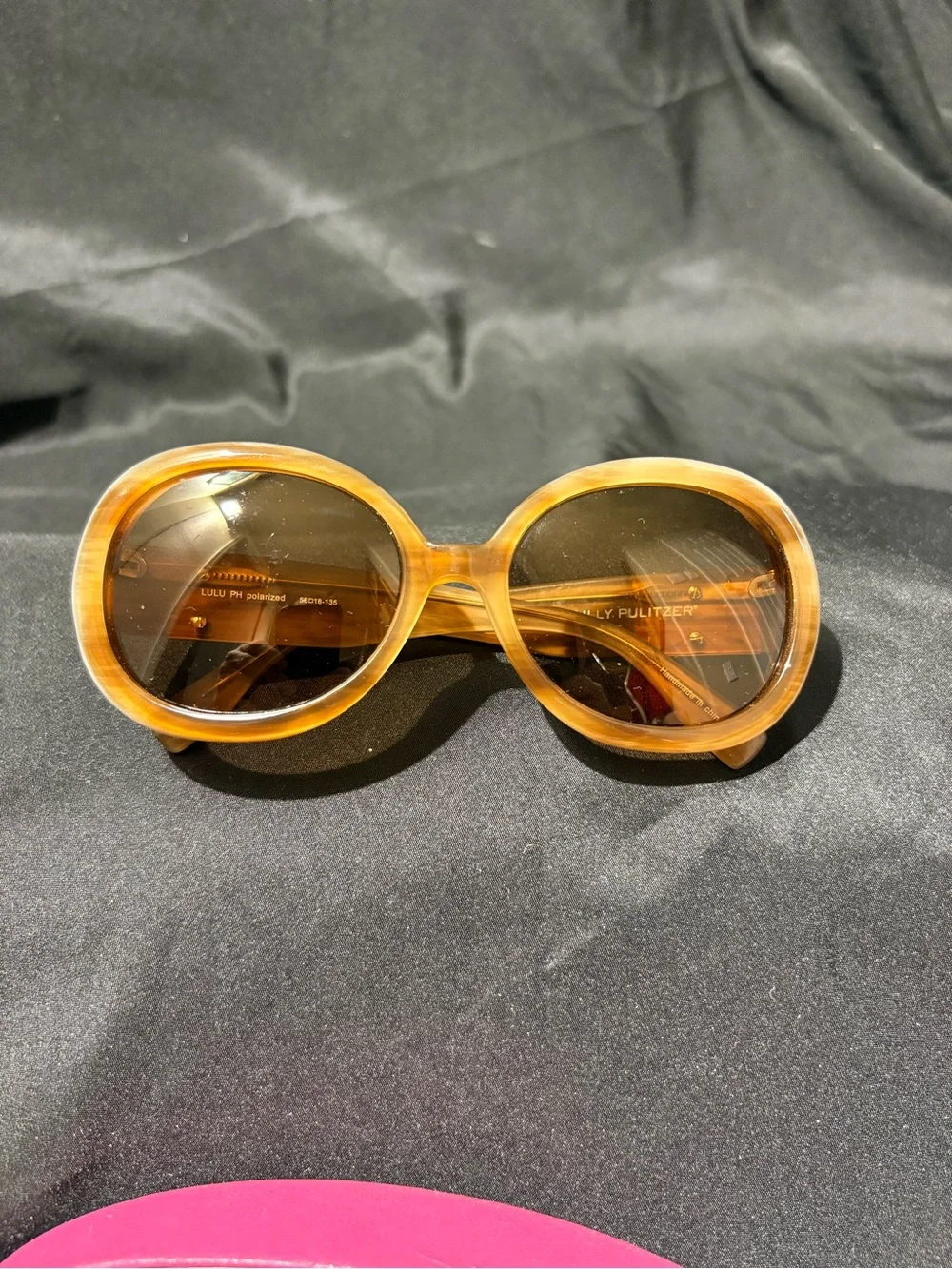 Lilly Pulitzer Honey Amber Round Sunglasses